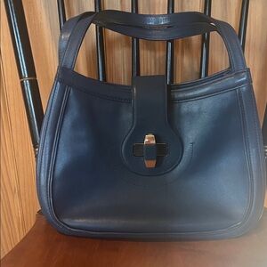 Tory Burch blue hobo shoulder bag